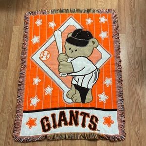 Genuine Merchandise SF Giants Knitted Blanket L 46” W 34”